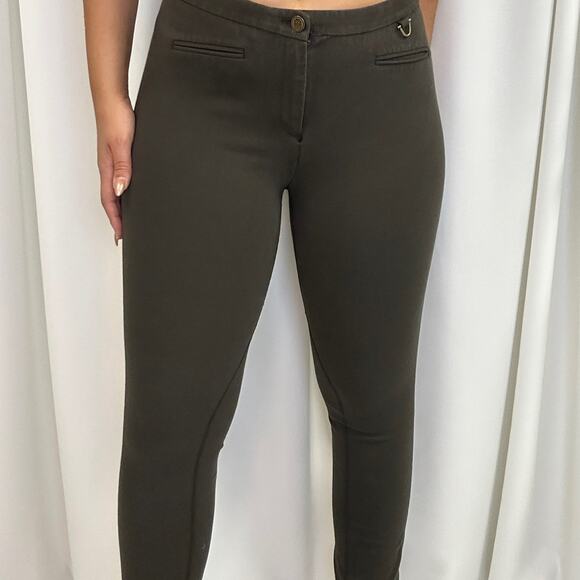 Green stretchy pants medium - Picture 1 of 2